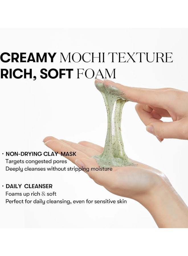 في تي كوزمتيكس في تي كوزماتيكس سيكا منظف ماسك 2 في 1 غسول للوجه ماسك طيني عناية لطيفة بالمسام تقشير وترطيب سنتيلا أسياتيكا للبشرة المعرضة لحب الشباب والحساسة عناية كورية بالبشرة 4.05 أونصة سائلة - Image 5